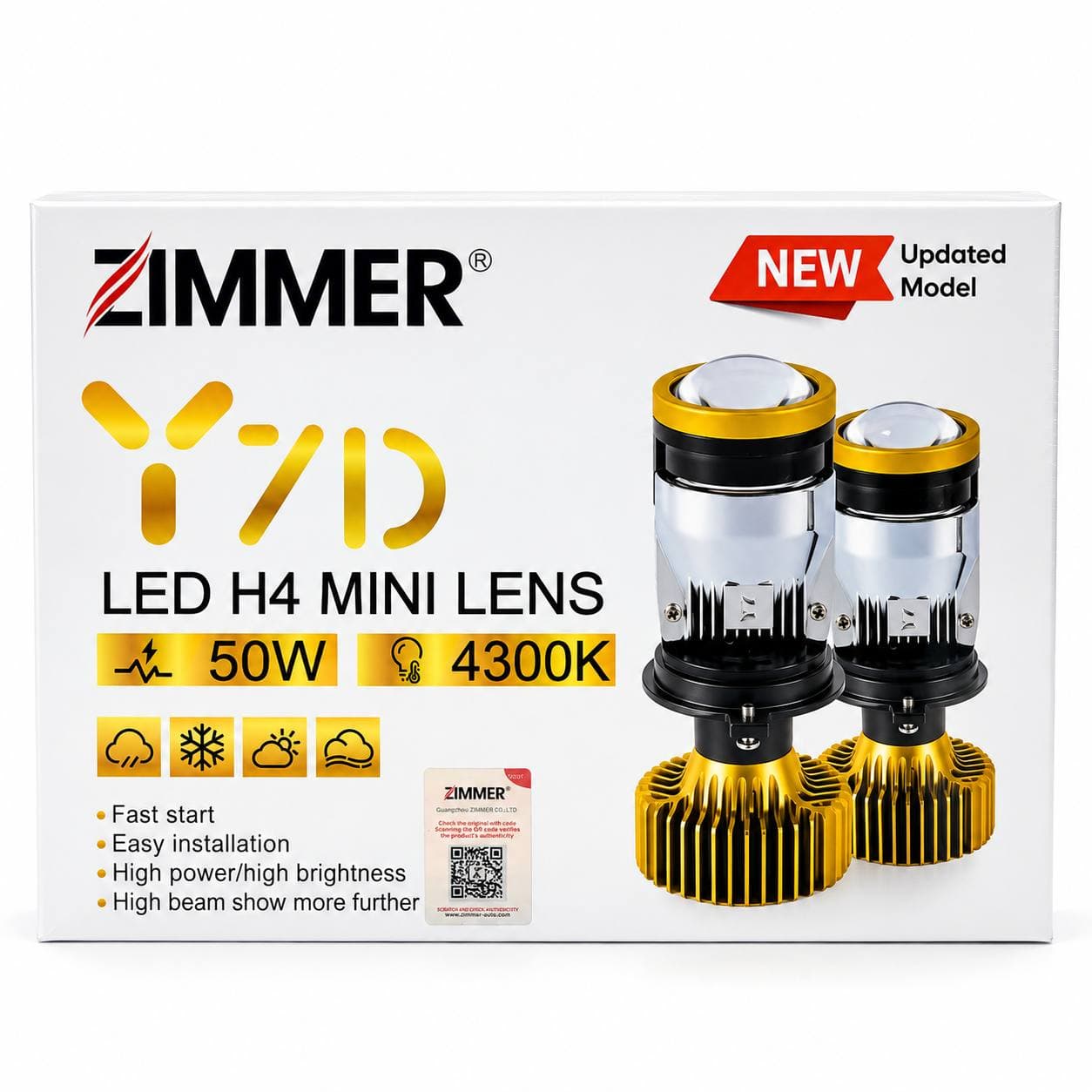 Y7D 4300 sariq led