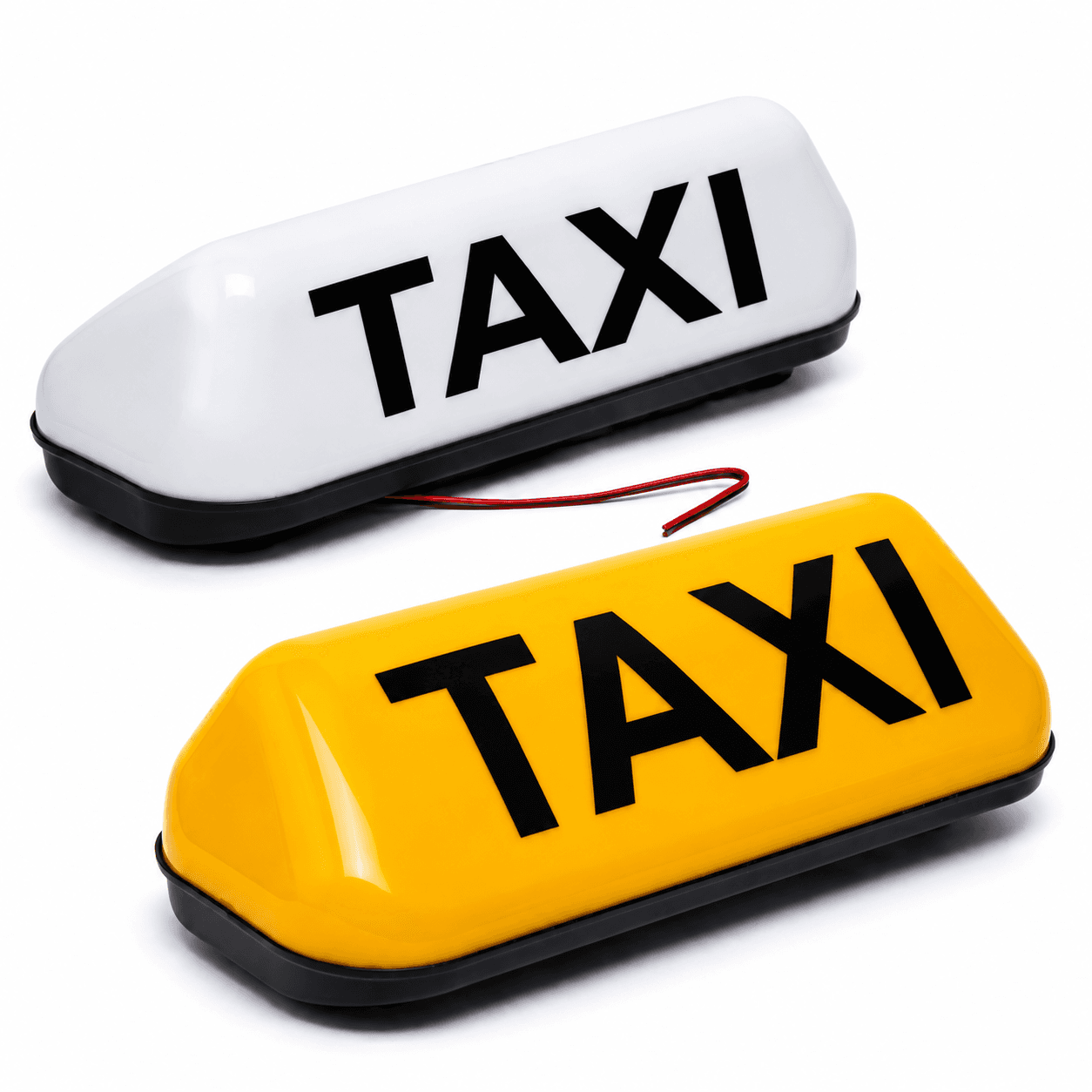 Avto tomi uchun yoritgichli taksi belgisi (Taxi znak katta)